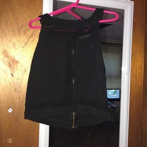 Crop too with see through bits